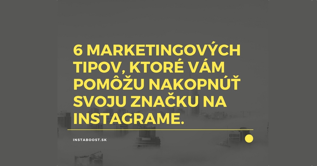 marketingové tipy pre instagram